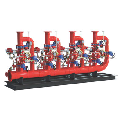 Multi-line Vertical Deluge Skids