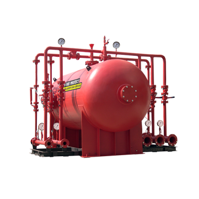 Bladder Tank with Multiple Proportioners