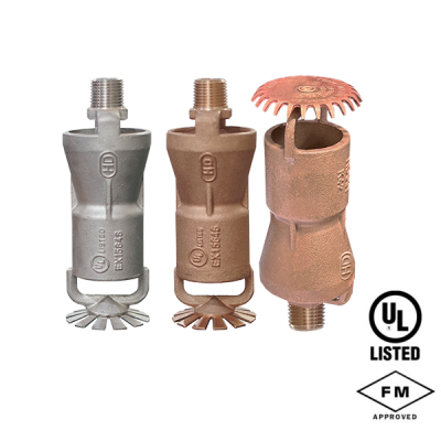 Nozzles – Air aspirating Foam-Water Sprinklers